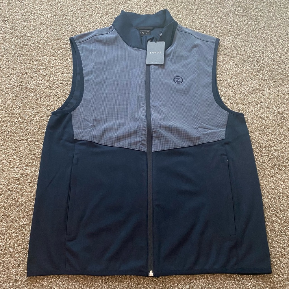 NWT Dunning Halo Classic Navy Panel Vest